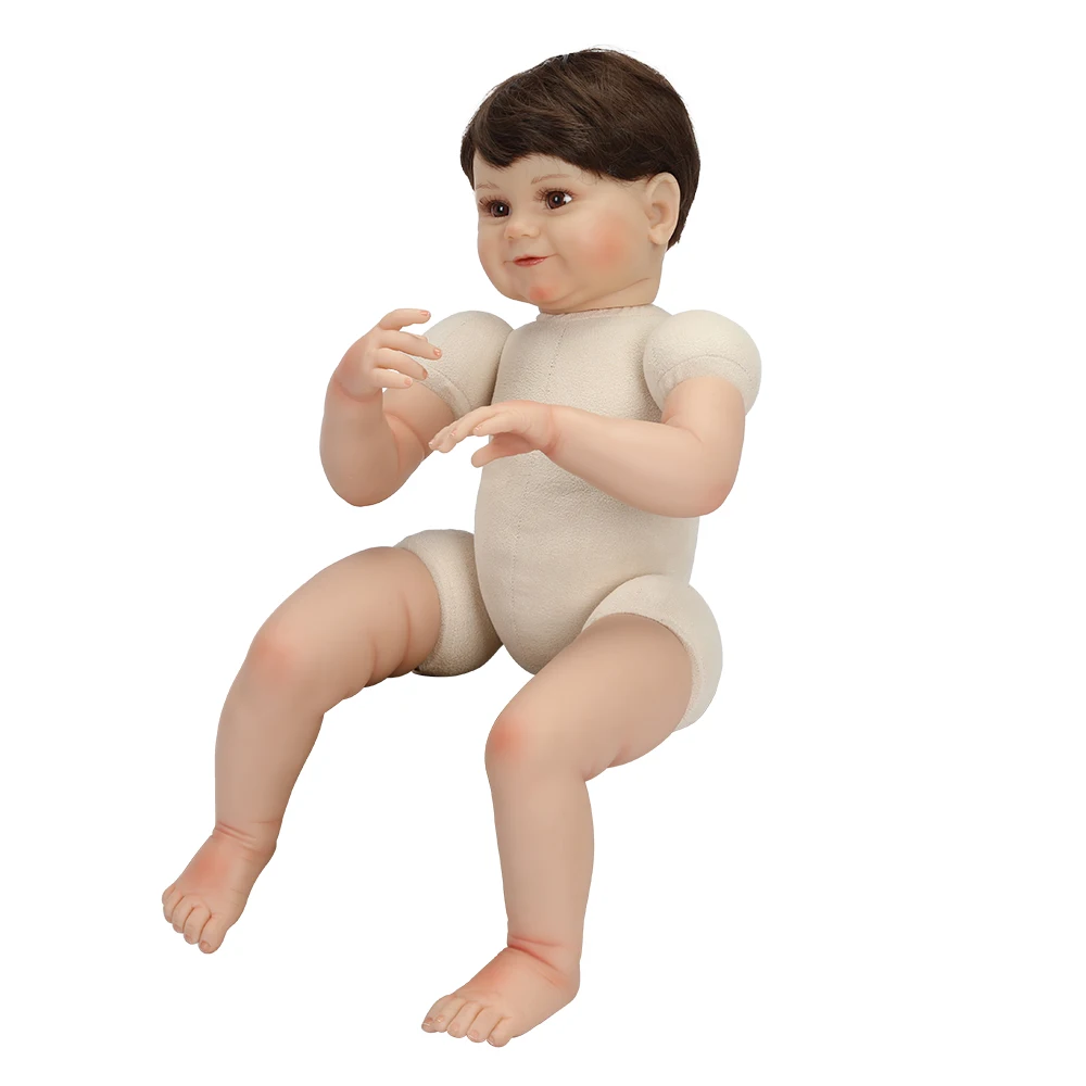 Poupée Reborn Noire Nouvelle, Réaliste, en Silicone Souple, 24 Pouces, Prête à Poser, en Promotion