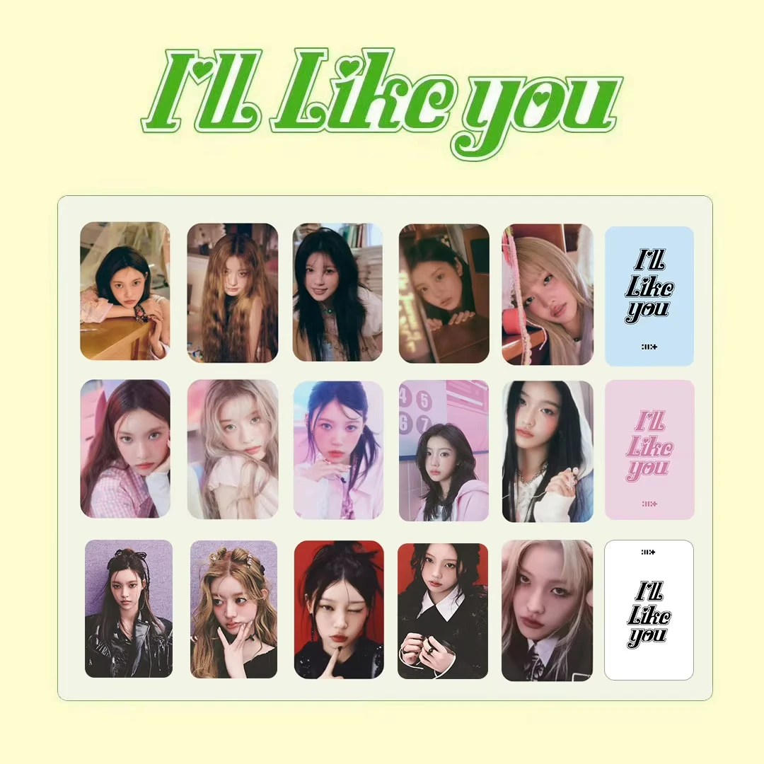 5Pcs/Set ILLIT Idol Girl New Album I’LL LIKE YOU HD Printd Photocards YUNAH MINJU MOKA WONHEE IROHA Lomo Cards Fans Gifts