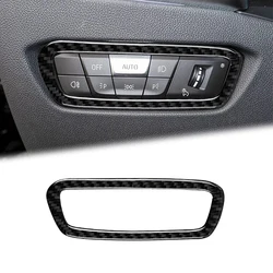 For BMW 3 Series G20 2019 2020 2021 Carbon Fiber Style Car Interior Headlight Switch Frame Cover Sticker Trim Decoration Sticker