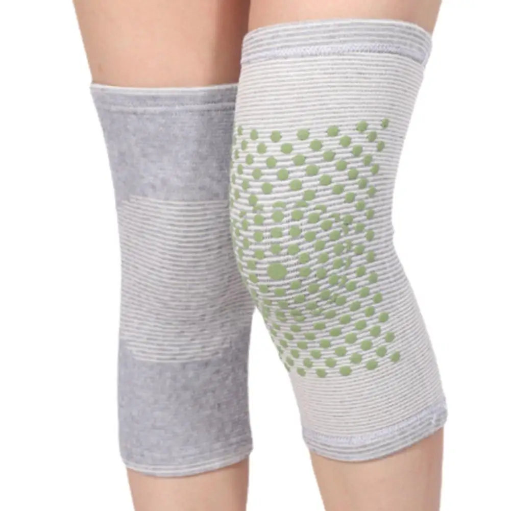 Self Heating Knee Braces Sleeve Tourmaline Knee Support Elasticity To Keep Warm Old Cold Legs for Men Women Compression Sleeve