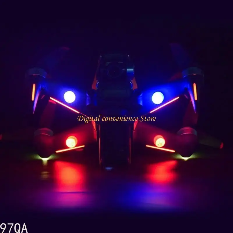 

97QA 4Pcs Light Flashing Lights Warning LED Night Flying Lamp for Air 2