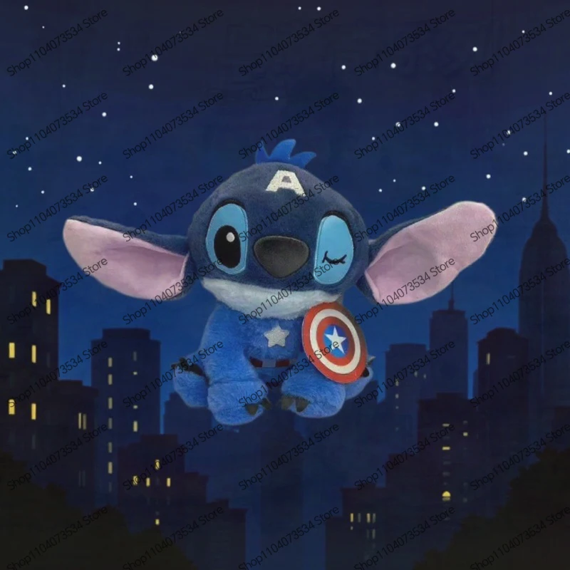 

Милая плюшевая игрушка Стич из Мстителей, большая мягкая игрушка для детей, подарок на день рождения, оптовая продажа для торговых автоматов с игрушками