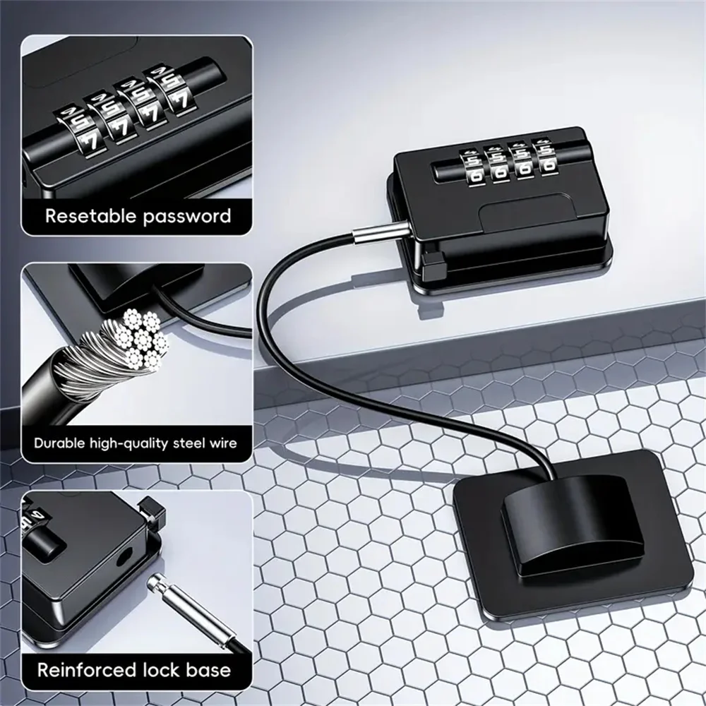 Easy-Install No-Drill Security Lock for Drawers, Refrigerators & Cabinets - Childproof Safety Door Clip & Window Latch