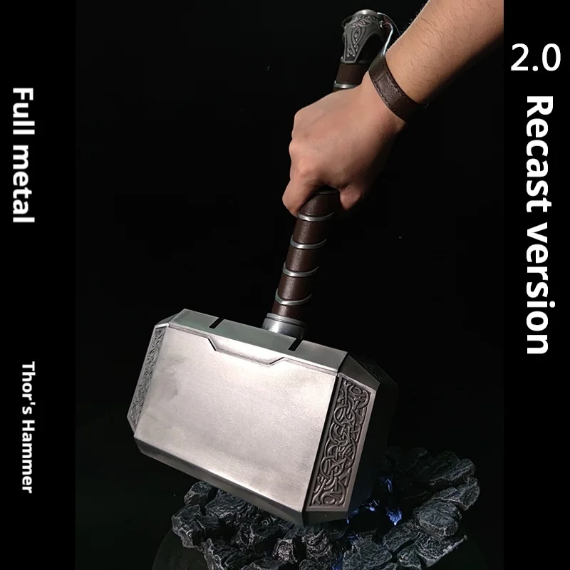 

New Hcmy Avengers 4 Thor'S Hammer 1:1 Scale Full Metal 2.0 Version Model Collectible Toys & Hobbies Action Figure Accessories