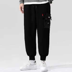 Pantolon cep boyutunda, çok flap erkek düz renk pantolon rahat gevşek çalışmak, açık, ayakkabı açık moda Pantolondaki en iyi 10 satış ve açık - №3