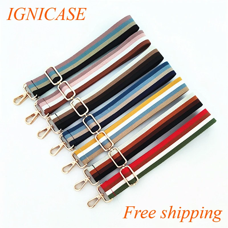 IGNICASE New Fashion Bag Shoulder Strap Universal Adaptation Replaceable Long Shoulder Strap Ethnic Style Wide Thickened Strap