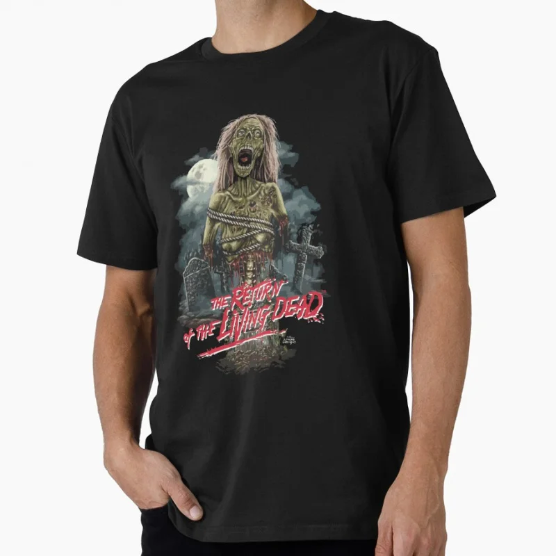 

The Return Of The Living Dead 1225 Vintage horror monster movie Scary haloween Gift t shirt Retro Graphic clothes All size tops