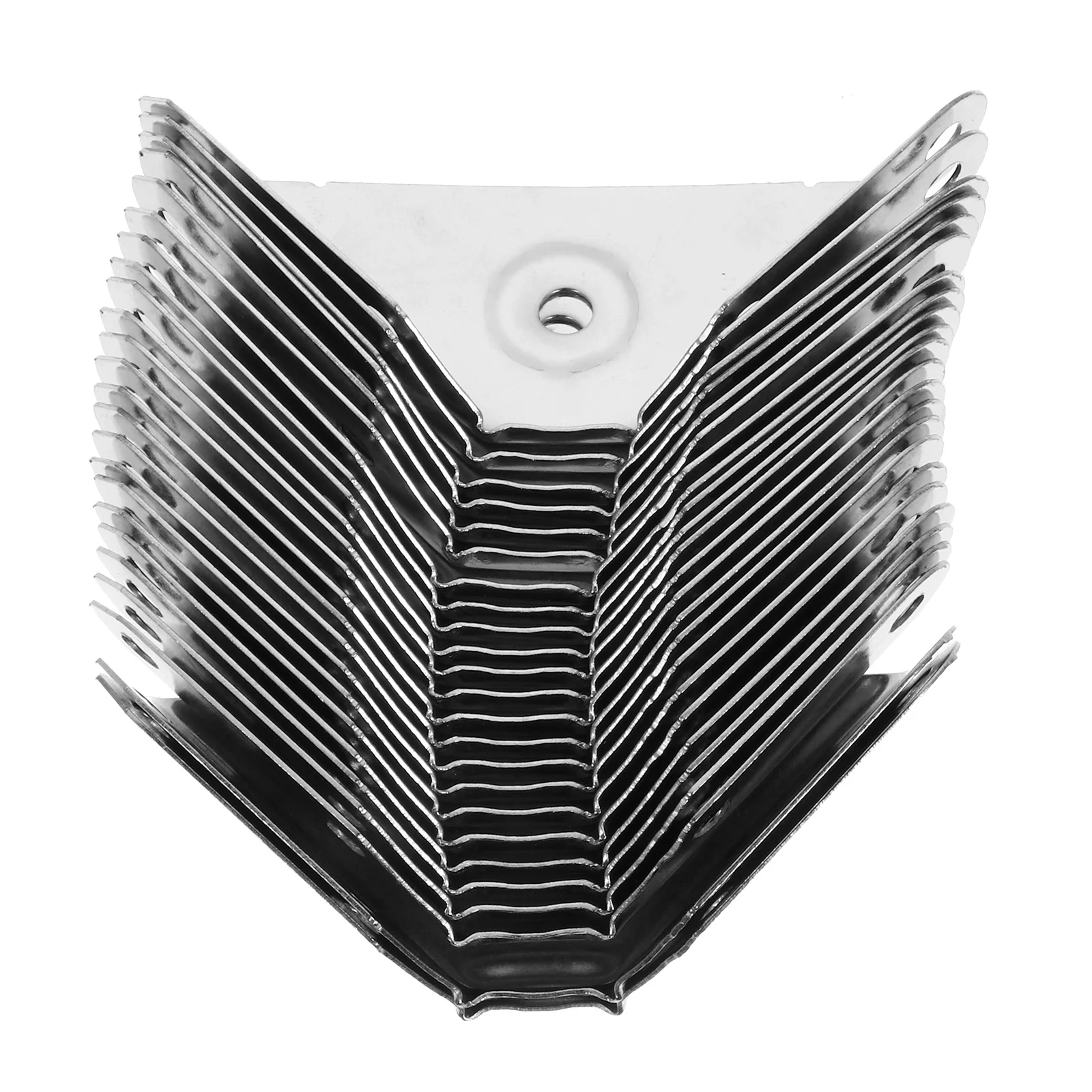 

24Pcs Stainless Steel Corner Brackets Heavy Duty Furniture Accessories Joint Fasteners Stable Support Shelf