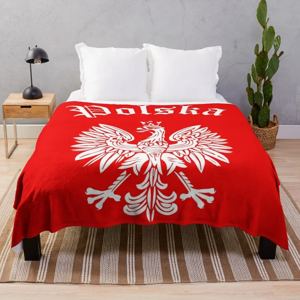 

Polska Throw Blanket Compact Warm Blanket for Car Road Trip
