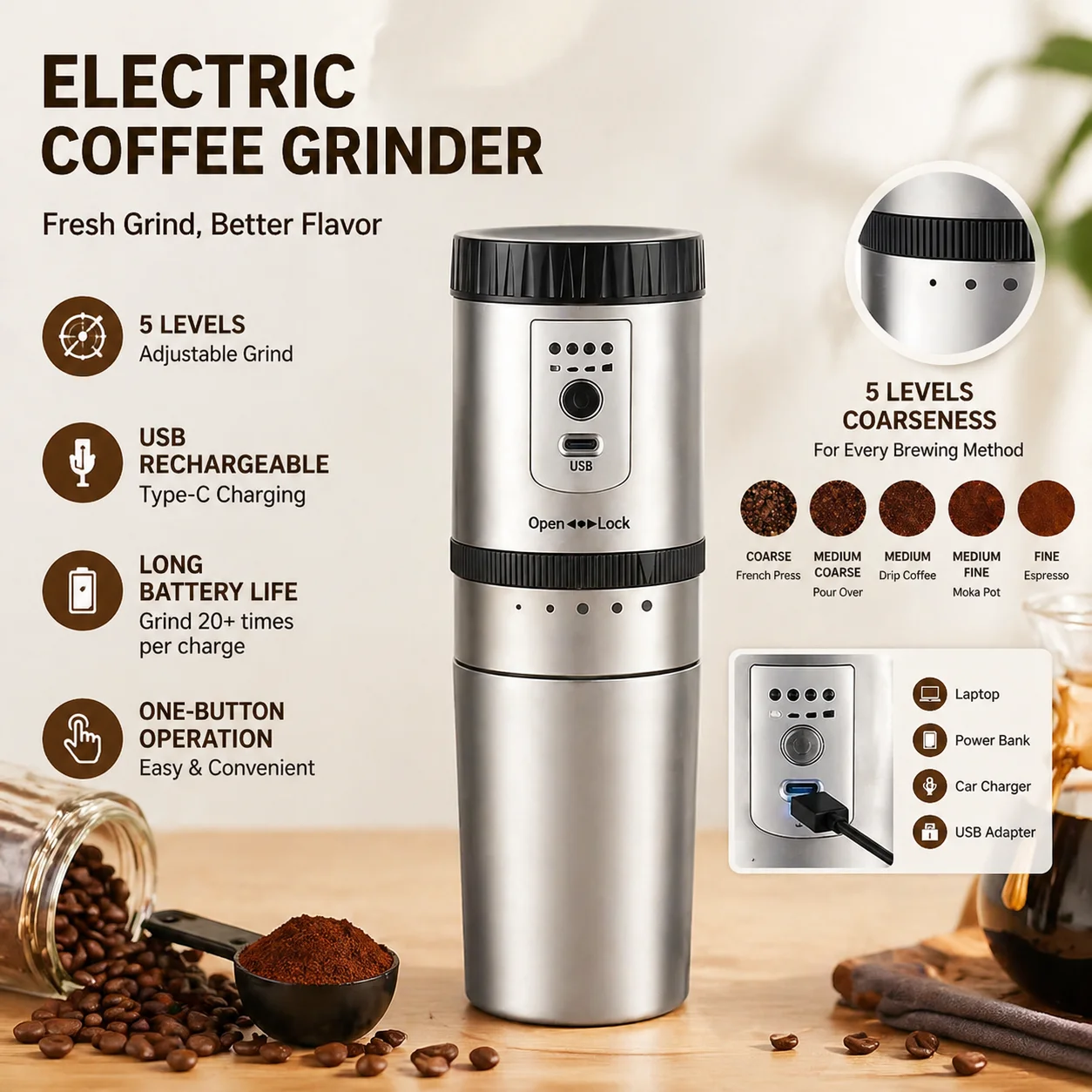 electric-coffee-grinder-with-coffee-filter-portable-cordless-rechargeable-coffee-bean-grinder-outdoor-travel-coffee-maker