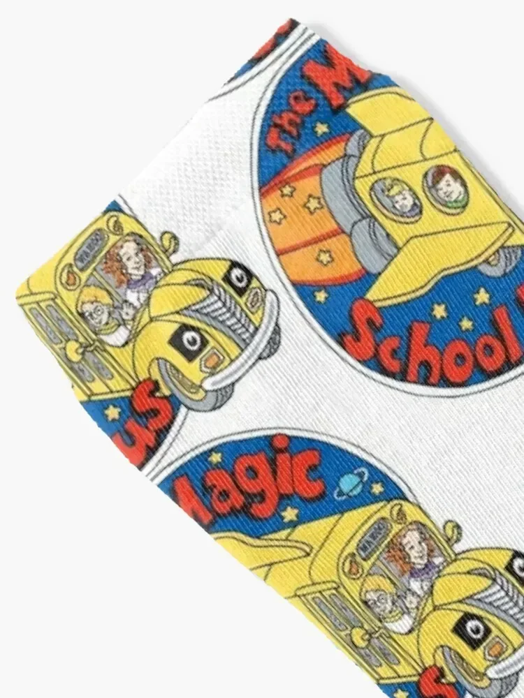 The Magic School Bus logo Socks crazy fashionable custom Socks For Women Men's