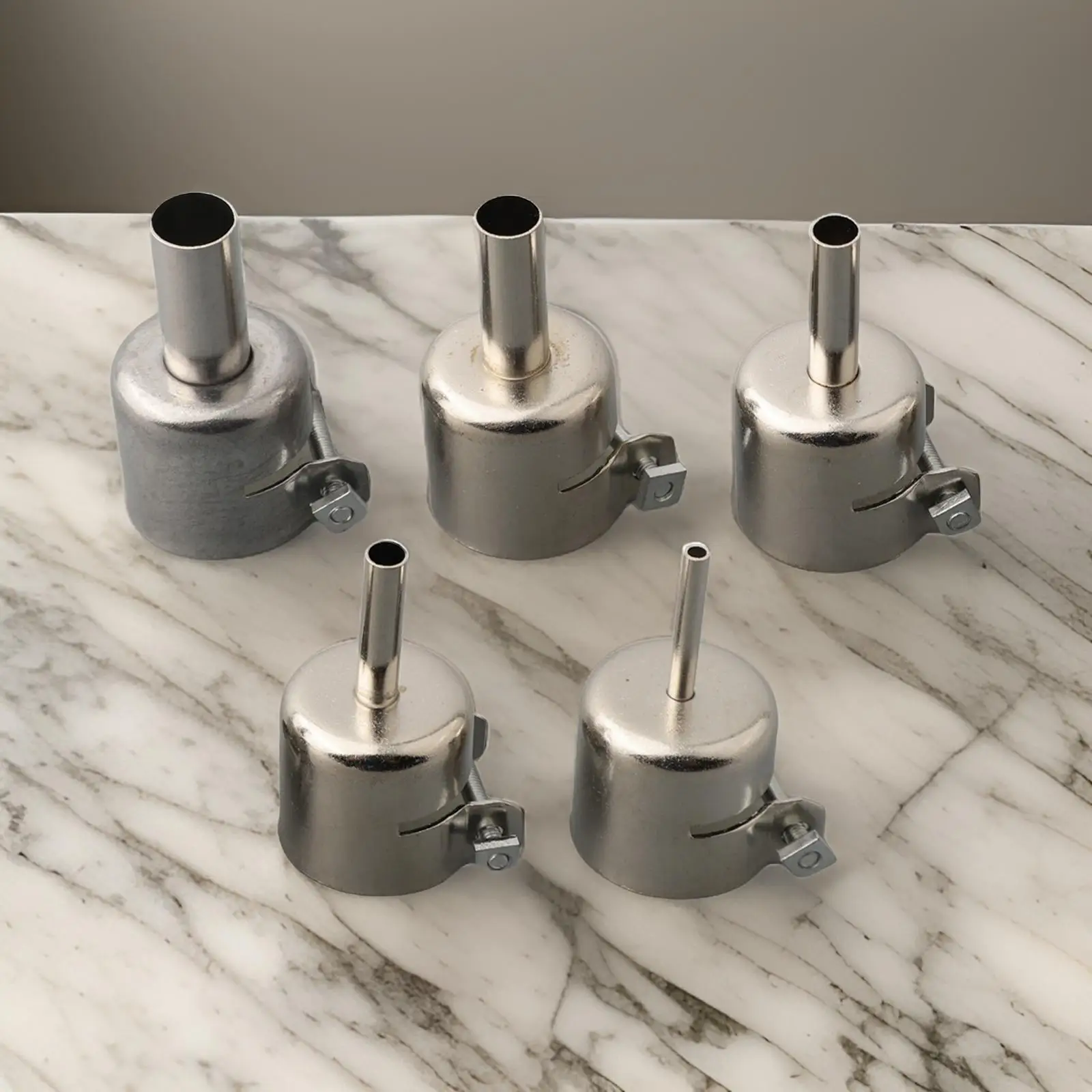 

Sleek and Functional Set of Five Premium Stainless Steel Tips Optimized for Major Brands Like Aoyue in Your Workshop