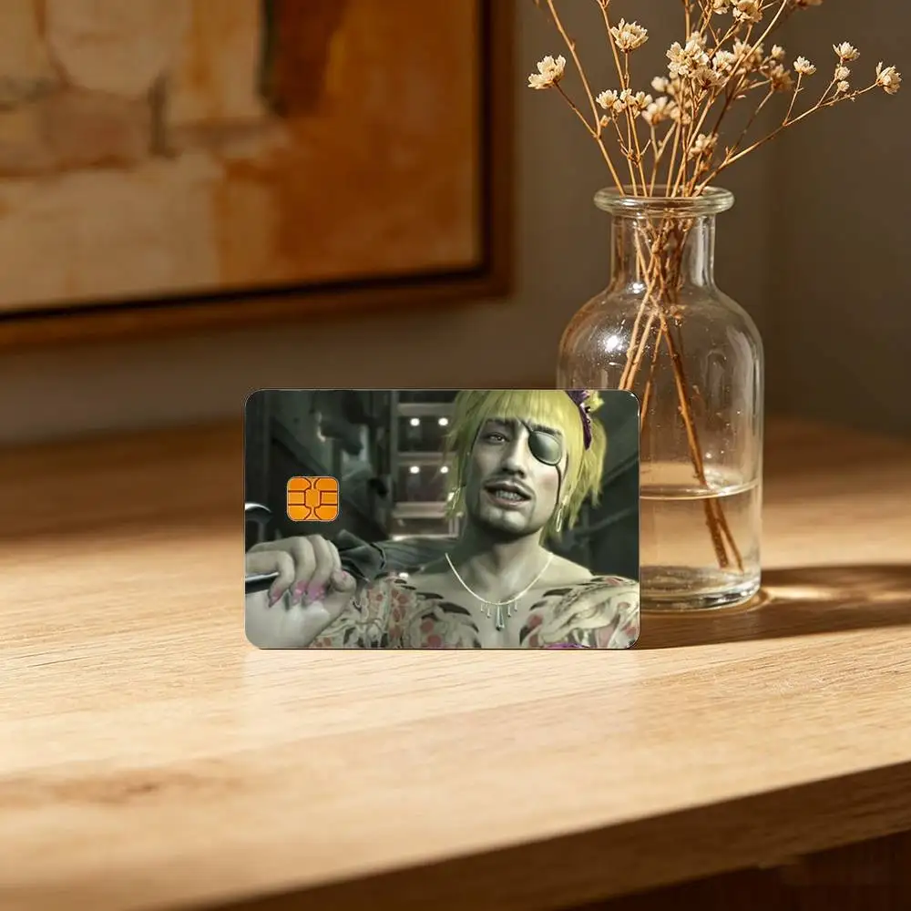 Game Y-Yakuzas Goro Majima Sticker Film Tape Skin for Credit Card Debit Card Waterproof Stickers
