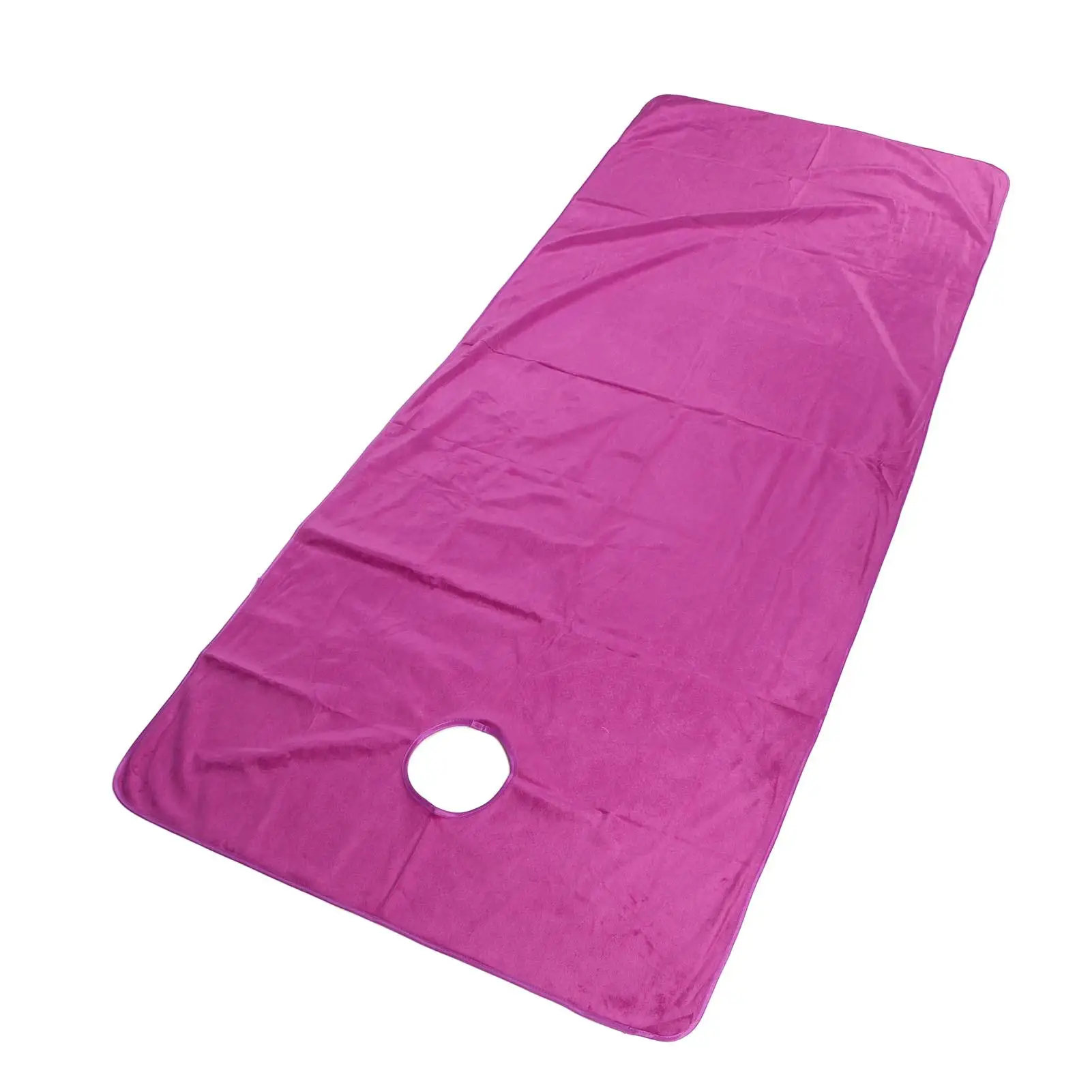 Funda de cama de spa lavable a máquina 80x200 cm con orificio para la cara - cómoda funda para mesa de salón de belleza