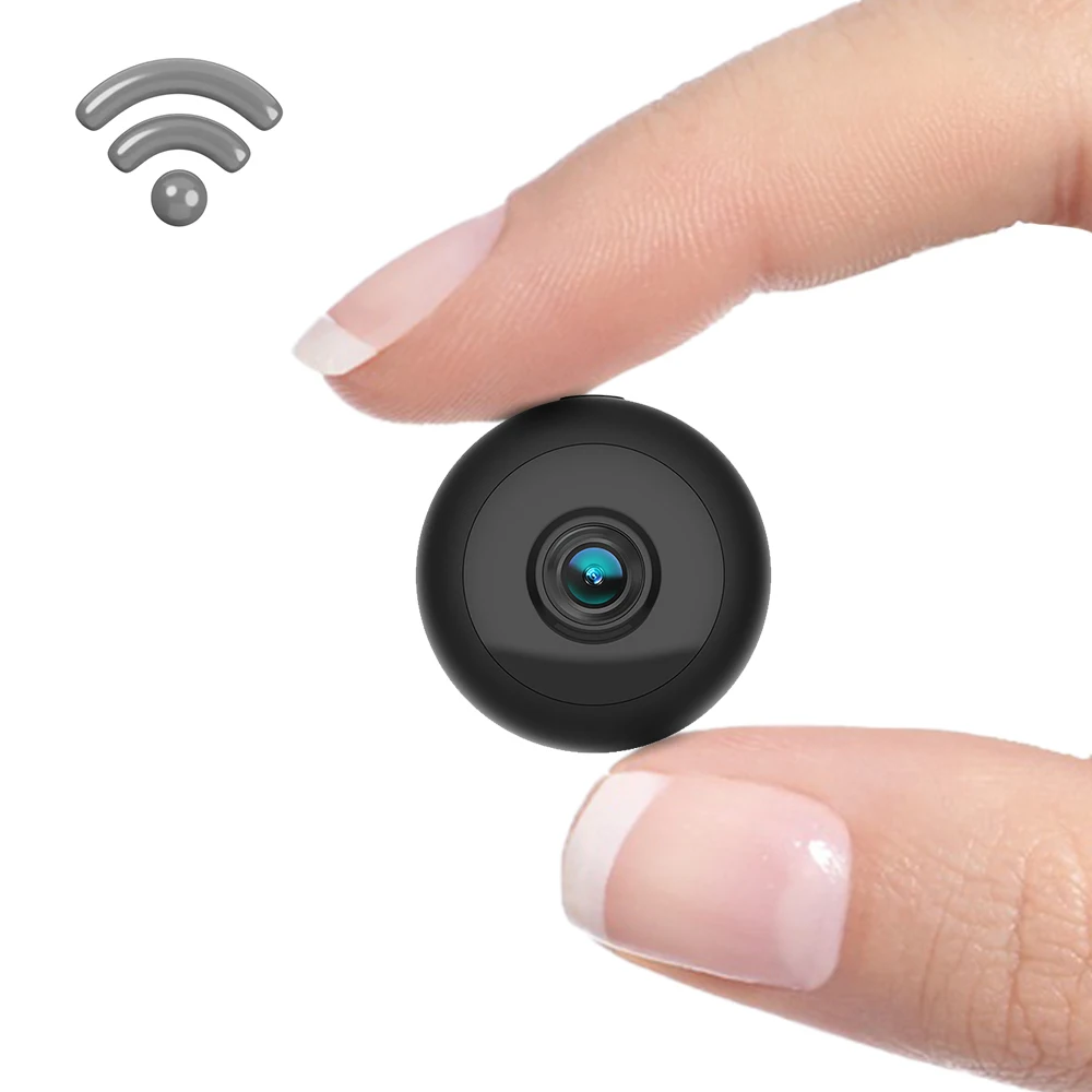 

2024 Mini Button 1080p WiFi Security Tiny Camera Motion Detection Surveillance & IP Cameras