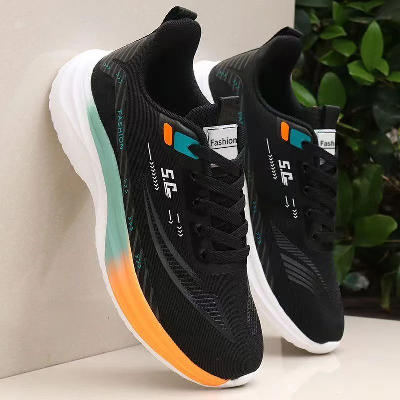 

Men's Soft Bottom Sports Shoes 2026 New Autumn Versatile Ultra-light Casual Anti-slip Wear-resistant Running Shoes