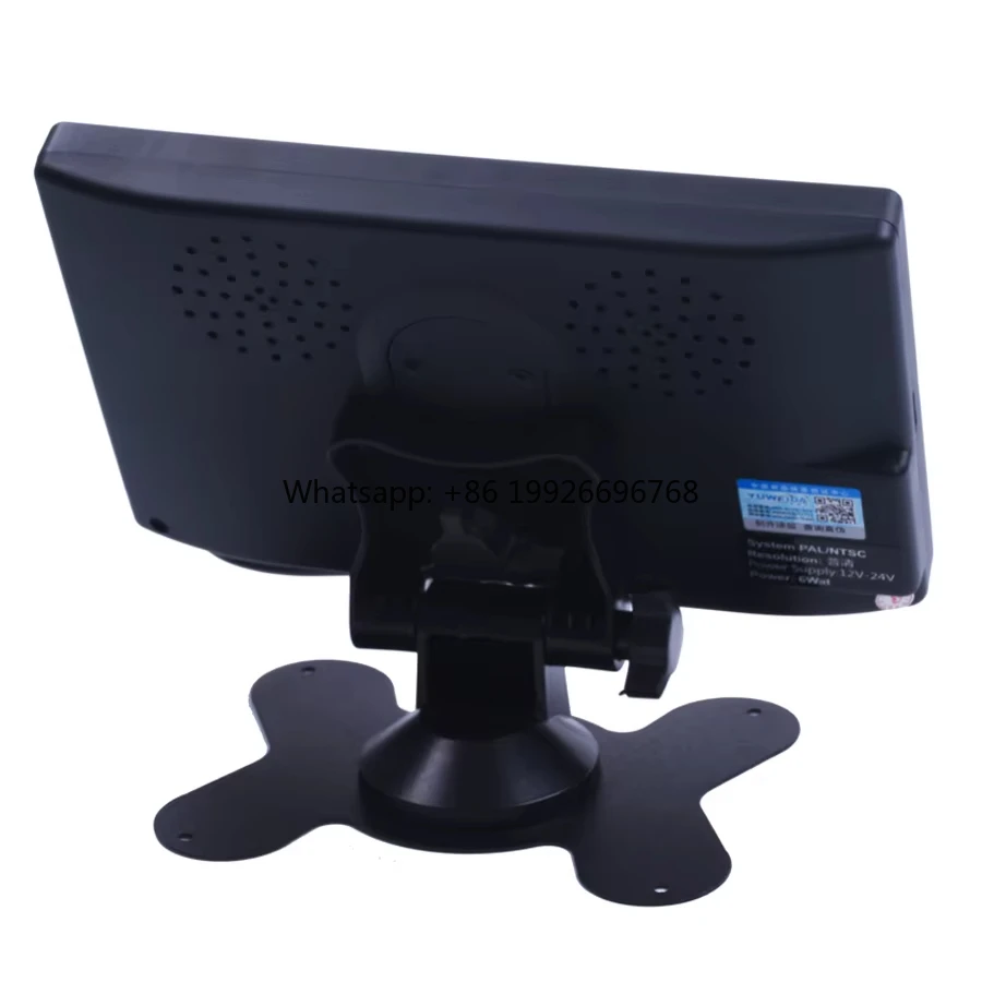 تيار مستمر 12-24 فولت عكس كاميرا مراقبة نظام المساعدة HD RCA التوصيل 7 بوصة شاشة للحافلات والشاحنات وقوف السيارات كاميرا الرؤية الخلفية تصنيع