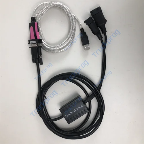 Cable de diagnóstico para Linde Doctor, conectores de Software, Cable USB, herramienta de diagnóstico de carretilla elevadora para camión eléctrico linde (E), camión LPG