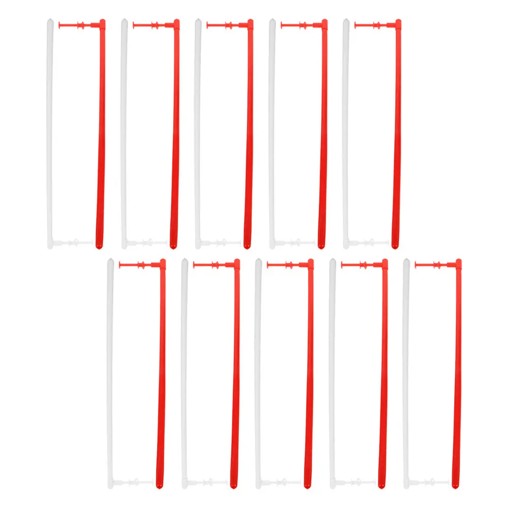 

20Pcs DIY Windmill Sticks Strong Pinwheel Bars Crafting Components White Red Windmill Replacement Parts White DIY Pinwheels