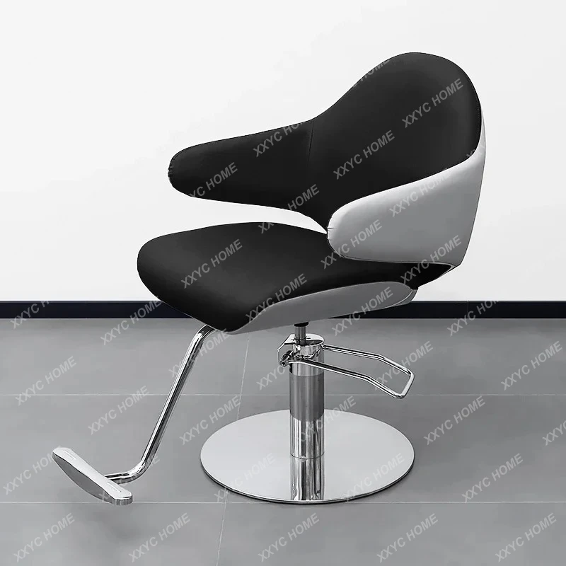 Y1 Barber Chair for Hair Salon High-End Entry Lux Lifting Can Be Put down Hot Dyeing Stool Hair Cutting Seat