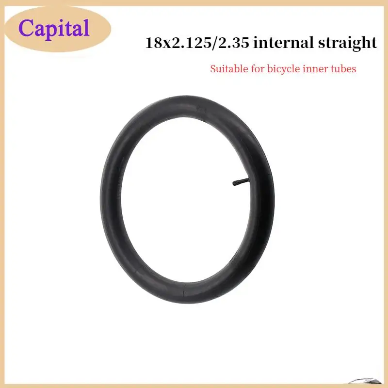 High-Quality 18x2.125/2.35 Straight Mouth New Inner Tube, Compatible with Small Scooters, Children's Bicycles & Folding Bikes