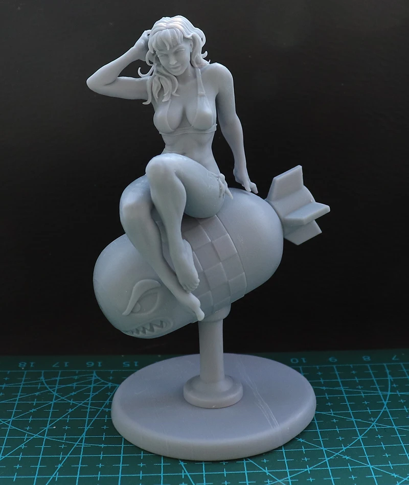1/18 100mm Resin Model Kits Western Cowboy Girl Figurine Unpainted Sculpture No Color RW-781