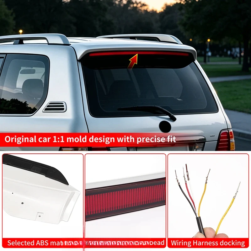 High Quality Rear Trunk Spoiler For Offroad SUV 1998-2007 Vehicle Exterior Upgrade Tuning Mod Accessories