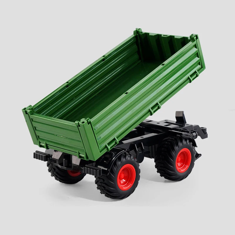 Remote Control Tractor RC Farm Truck Car Trailer 2.4G Farming Simulator Truck Miniature Farm Vehicle Toys Model Children Boy image 3