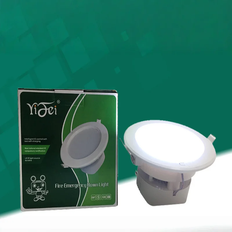 Emergency Ceiling Downlight 4 Inch Led Lighting Emergency Downlight Recessed Hanging Dual Purpose Widely Used In Public Places