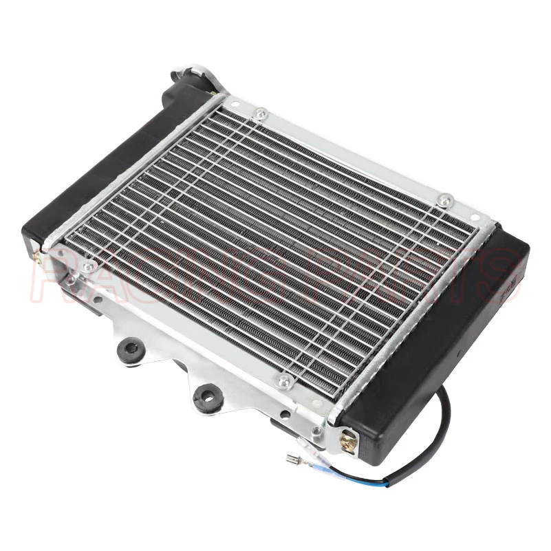 ATV Water Cooling Engine Cooler Radiator Cooling + Fan for 150cc 250cc PIT Quad Dirt Bike Dune Buggy Motorcycle 4 Wheel view 2