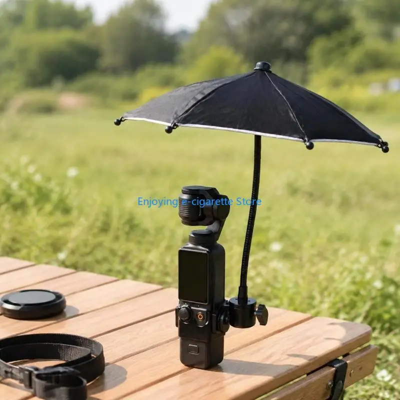 Screen View Shade Zubehör für Taschenkameras Outdoor Video Sonnenschirm Regenschirm Y4QF – Detail 4