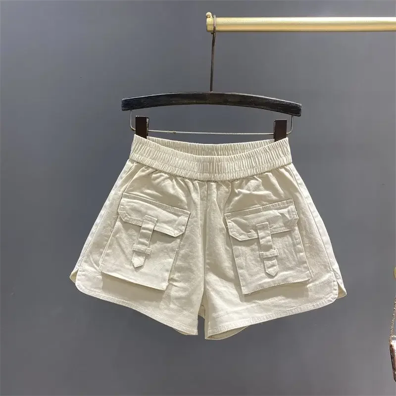 Short Pants Woman Korean Style Cotton High Waist Shorts For Women To Wear Streetwear Elegant Youthful Offer Aesthetic Hot XL XXL