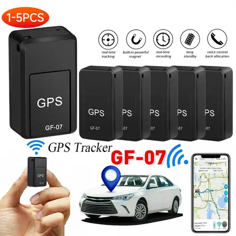 5-1PCS GF-07 GPS 미니 자기 CarTracker 실시간 추적 안티 마운트 SIM 메시지 포지셔너 실시간 자동차/어린이/애완 동물 추적기