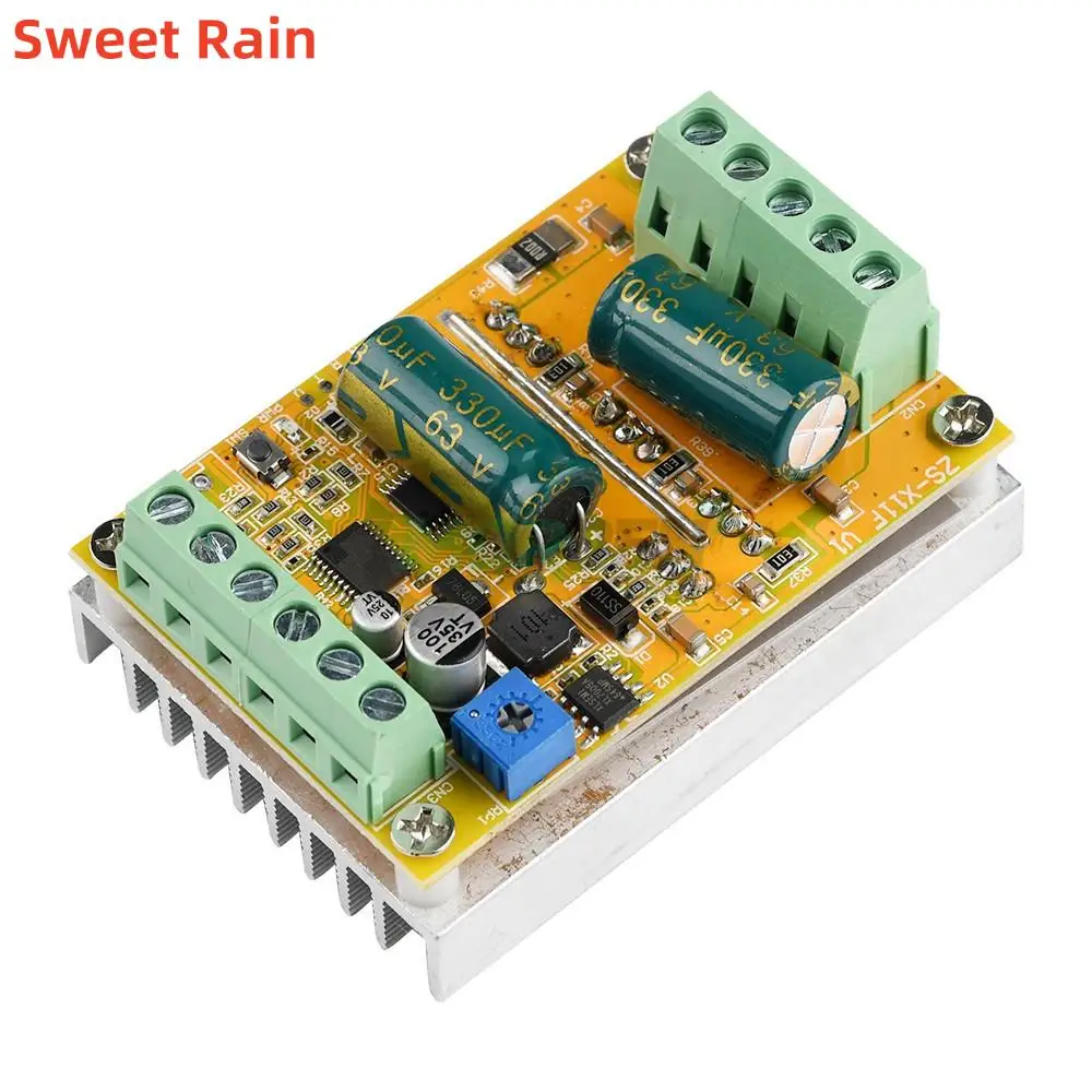 DC6.5-50V 380W BLDC Three Phase DC Brushless Motor Controller PWM Without Hall Sensor Hall Motor Control Driver Board Dropship