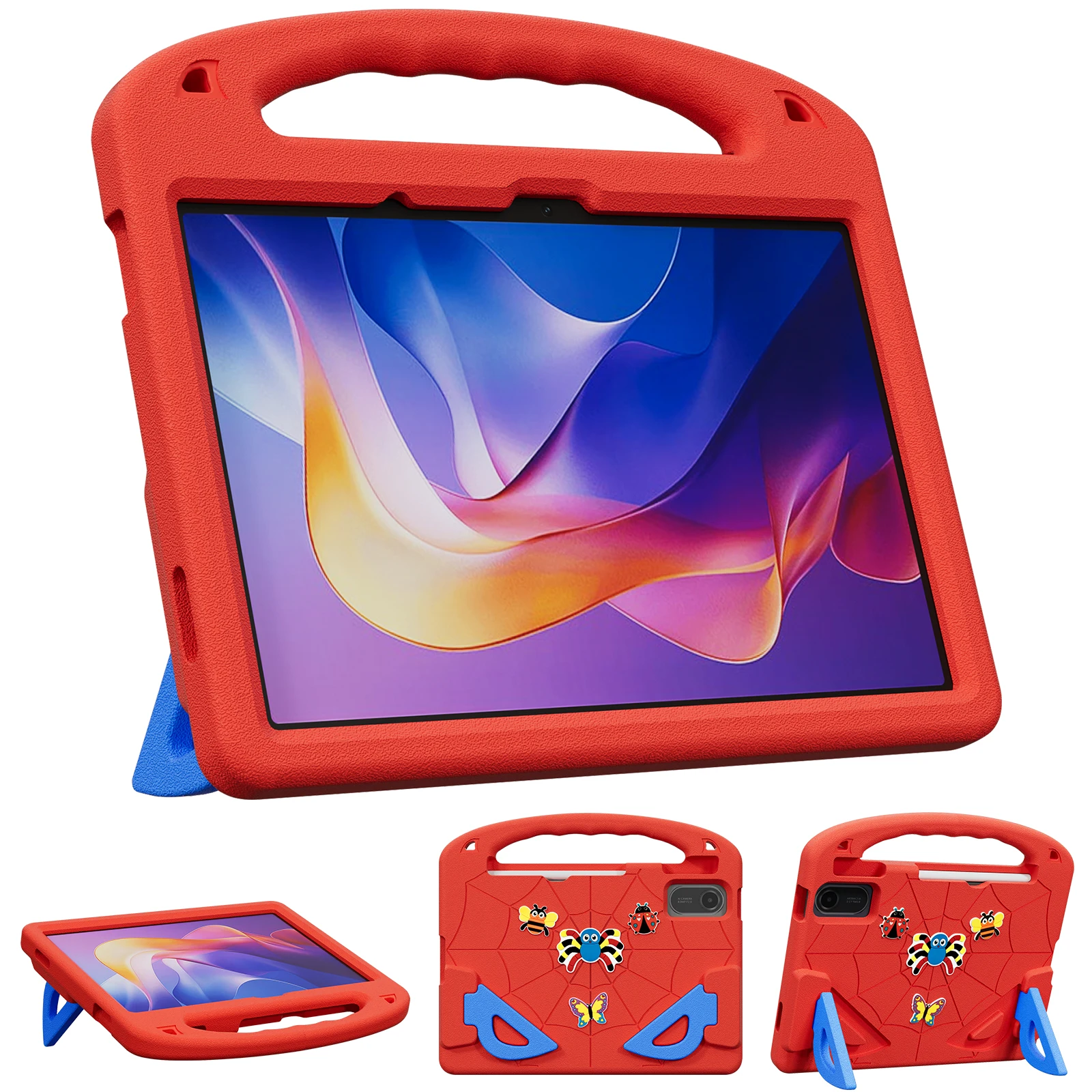 Stand EVA Case Universal For Xiaomi Redmi Pad 2 2025 25040RP0AG 25040RP0AI SE 2023 23073RPBFG 11inch Kids Cute Hand Holder Cover