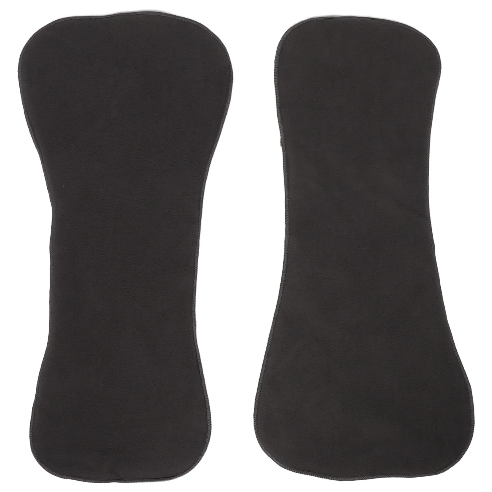2Pcs Reusable Adult Pee Pads Washable Bone-Shape Waterproof Bed Protector 4-Layer Charcoal Absorbency Couch Sofa Incontinence