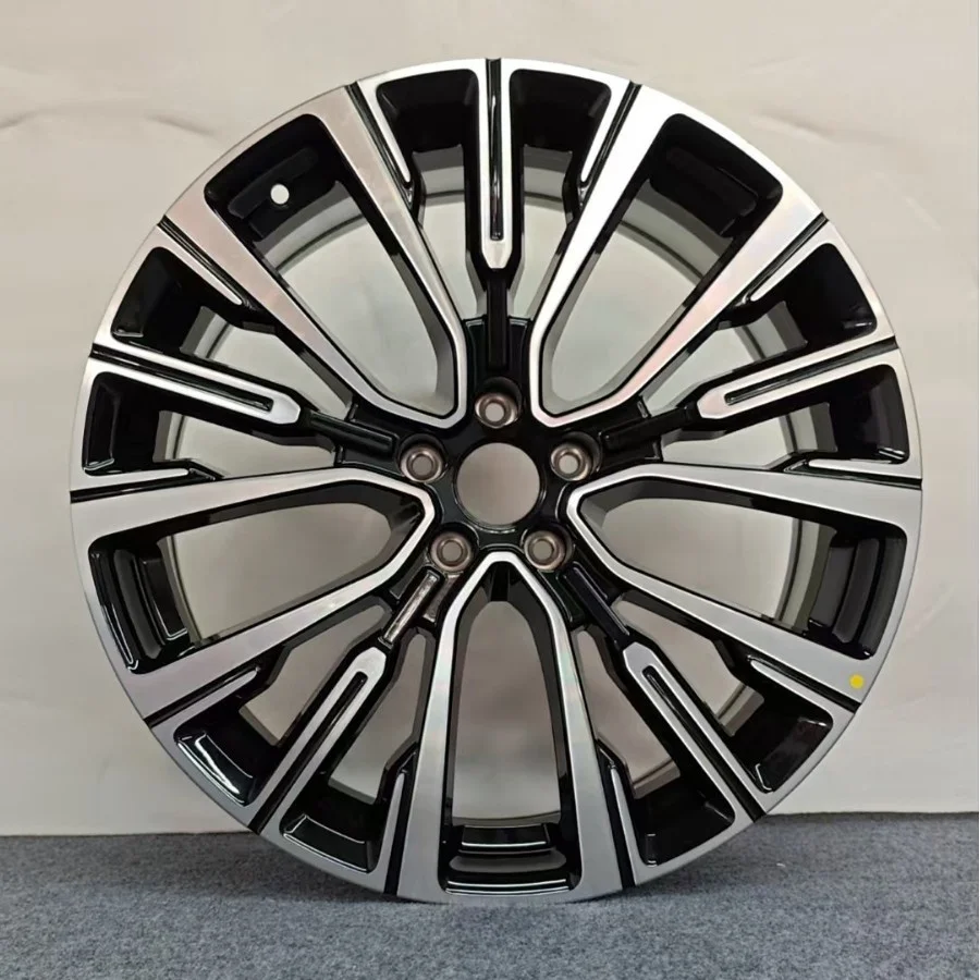 20 Inch 15 Spokes Hyper Black Forged Aluminum Alloy Wheel Rims 5x108 ET36