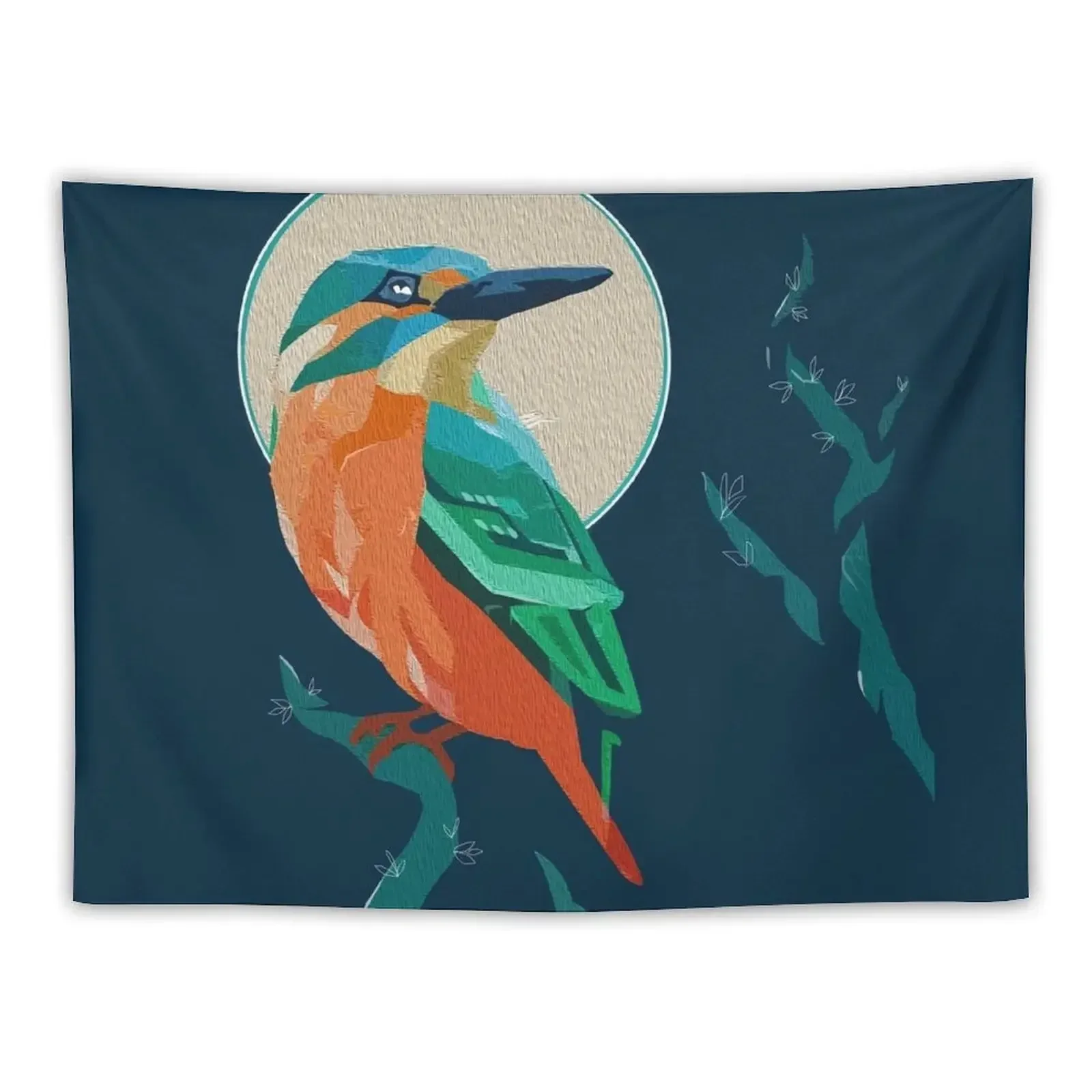 

King Fisher Tapestry Decor For Room Luxury Living Room Decoration Tapestry
