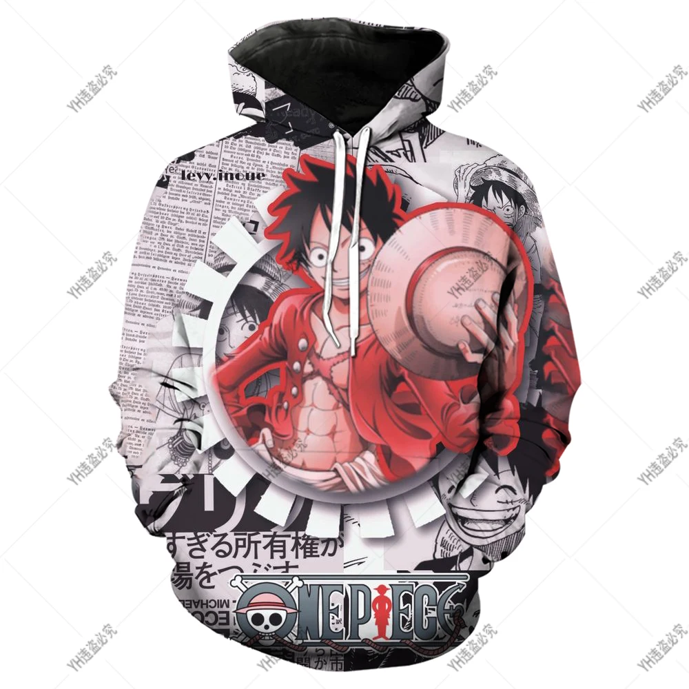 One Piece Hoodie Kids Sweatshirt Anime Luffy Hoodie Kids Coat Baby Boys Girls Clothing Sudaderas Autumn Warm Sweater