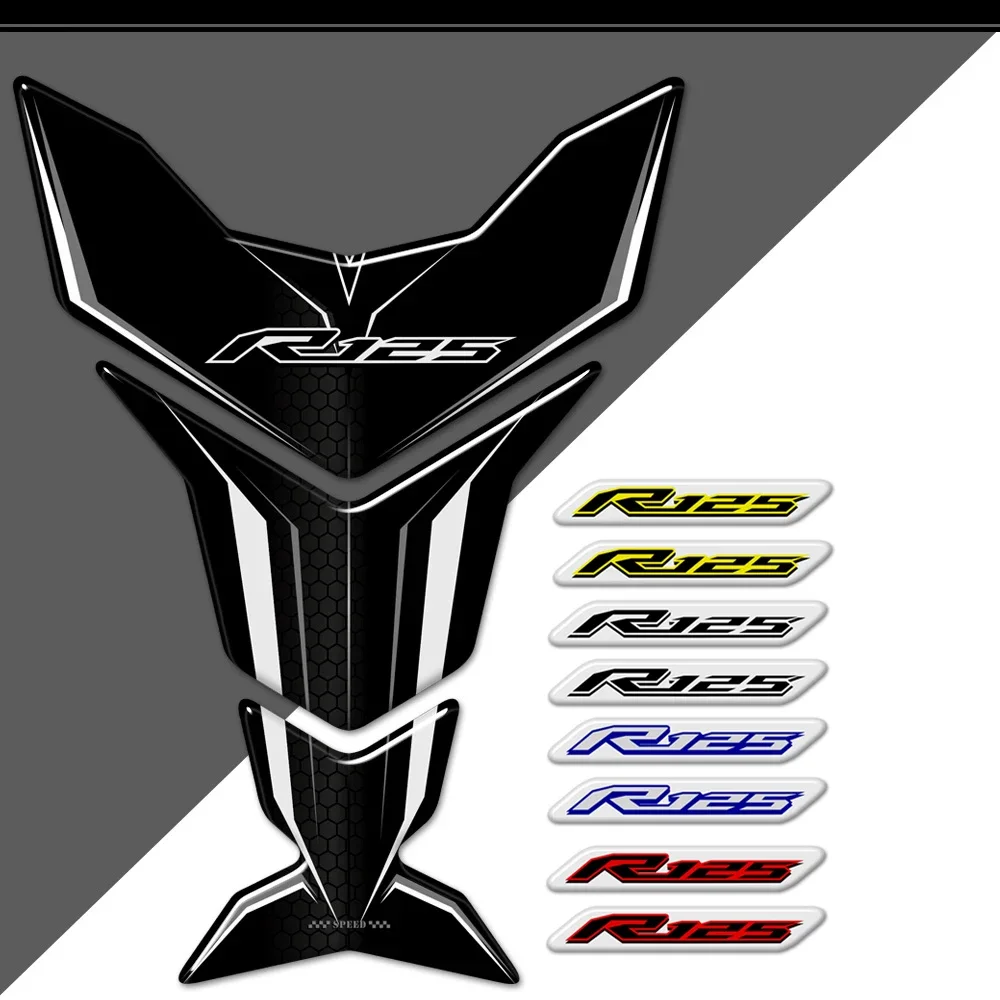 

Motorcycle Stickers For Yamaha YZF R125 R 125 Tank Pad Protection Decal Emblem Badge Logo TankPad 2014 2015 2016 2017 2019 2020