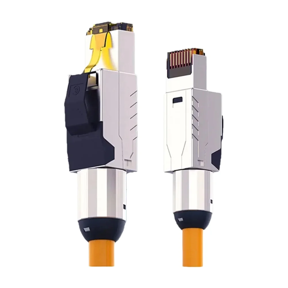 ZoeRax Cat8 Ethernet Patch Cable S/FTP 22AWG Podwójnie ekranowany solidny kabel |   2000 MHz 2 GHz 40 Gb/s |   Sieć LAN Ethernet 5. generacji — zdjęcie produktu 7