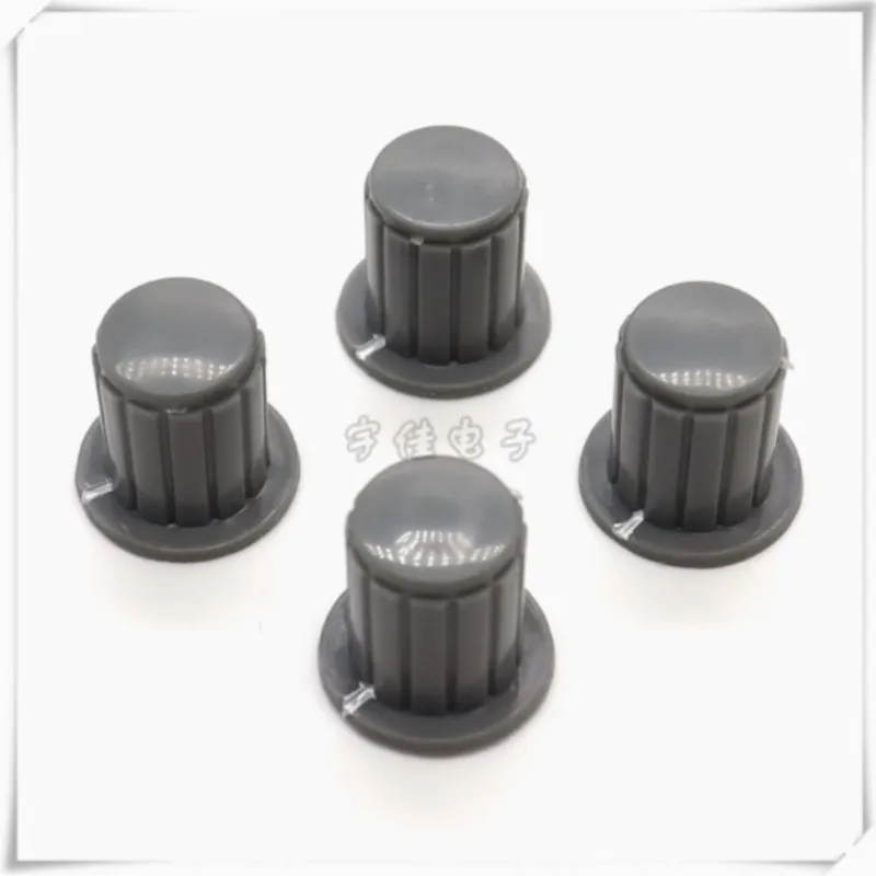 5PCS Plastic Potentiometer Knob Cap KYP16-16-4J Suitable WXD3-12 WXD3-13 Aperture 4MM Grey Copper Core Diameter 16MM Height 16MM