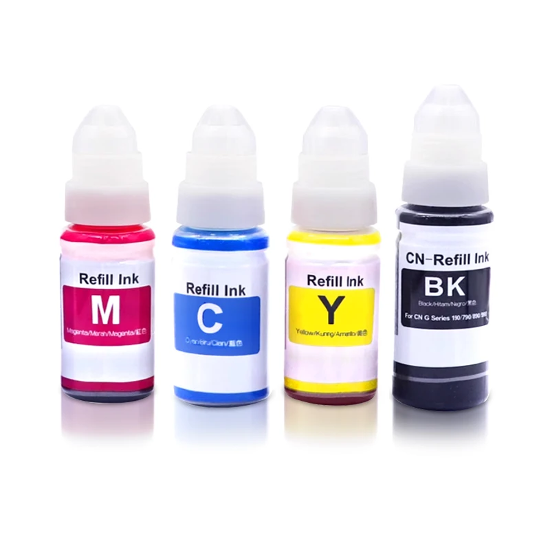 GI-190 190 Bottled Ink Refill INK for Canon PIXMA G1100 G1110 G2100 G2110 G3100 G3102 G3110 G3111 G4100 G4110 G4111 Printer