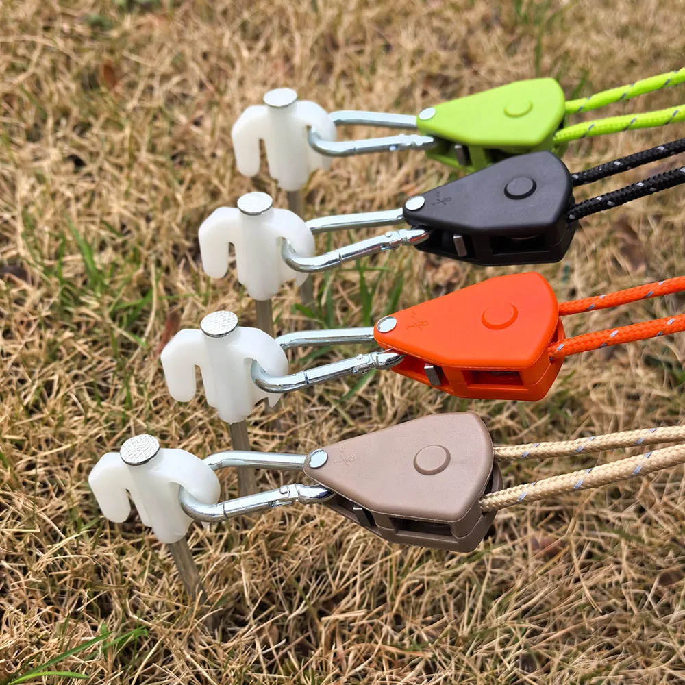 4mm*4m Campingzelt-Spannseil mit Ratsche, Spannvorrichtung, Markisen-Haken, Baldachin-Schnalle, Seilspanner-Werkzeug – Detail 4