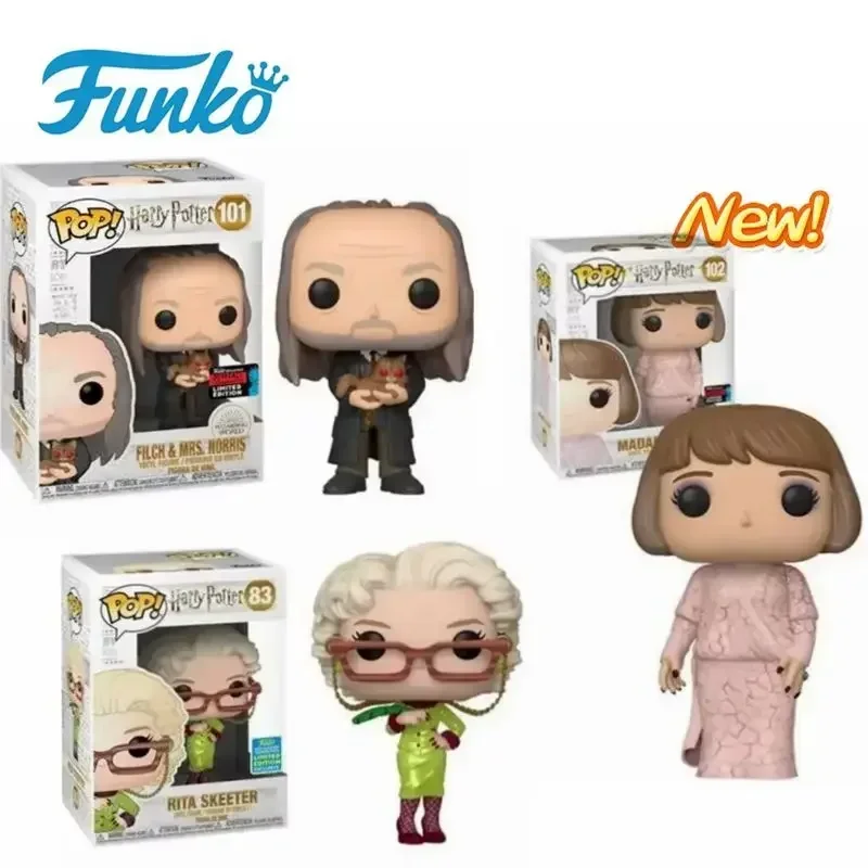 FUNKO POP Harri Series Madame Maxime RITA SKEETER FILCH&MRS.NORRIS101 #   Виниловые фигурки куклы модель игрушки для детей Рождественский подарок