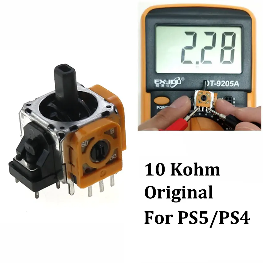 JCD 1Pcs Repair Part 3 P 3 Pin จับ3D Analog Stick จอยสติ๊กเซ็นเซอร์โมดูลสำหรับ PS3 PS4 PS5 Controller