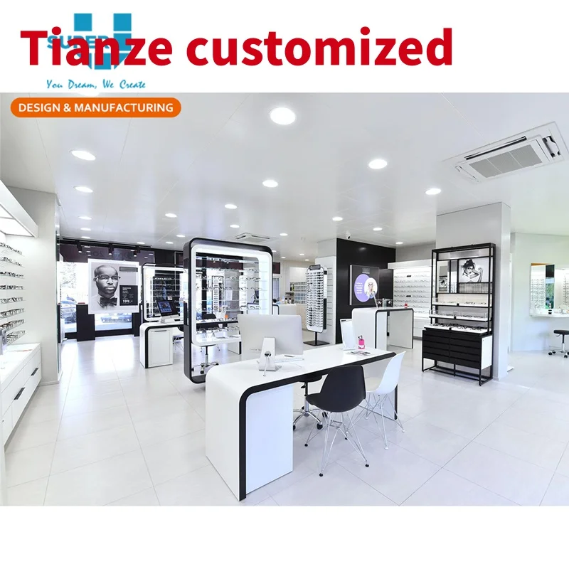 

(customized)Modern Interior Design Optic Shop Display Furniture Optical Shop Design Layout