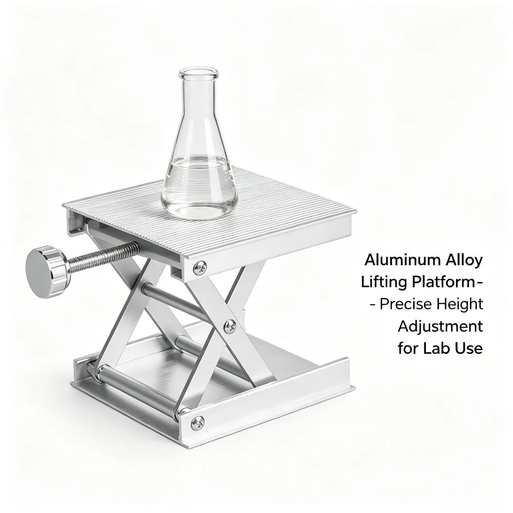 

Mini Hand Adjustable Aluminum Scissor Lift Table Lifting Platform For Engraving Machine Chemistry Laboratory Electronics Repair