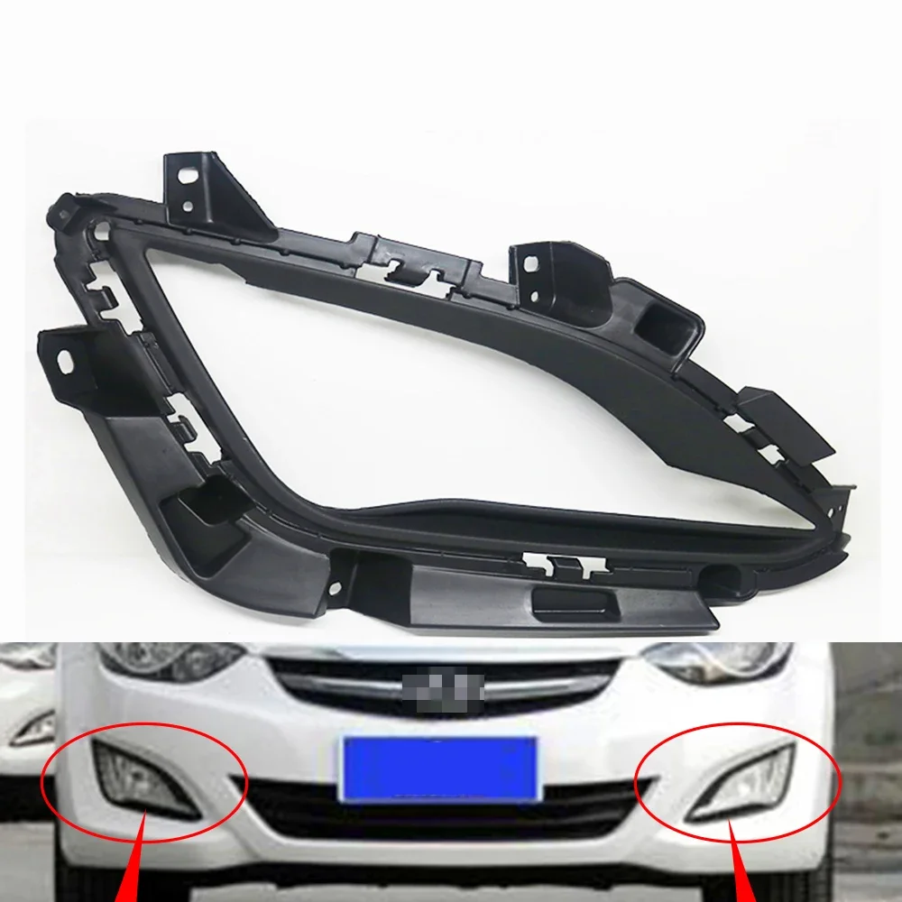 

Для Hyundai Elantra 2014 2015, крышка противотуманных фар, автомобильная противотуманная фара, вентиляционное основание, авто передний бампер, поддержка противотуманных фар для вождения
