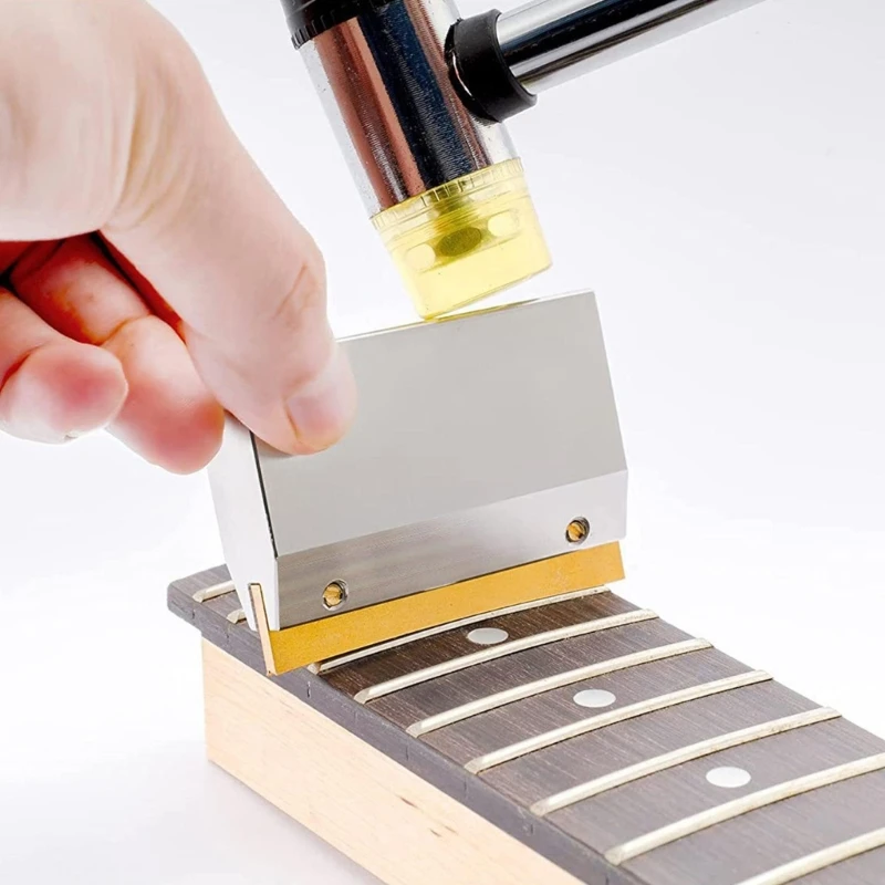 Guitar Fret Press Caul Pressing Tool Steel for Fingerboard Wire Replacement Musical Instruments Guitar Accessories 24BD